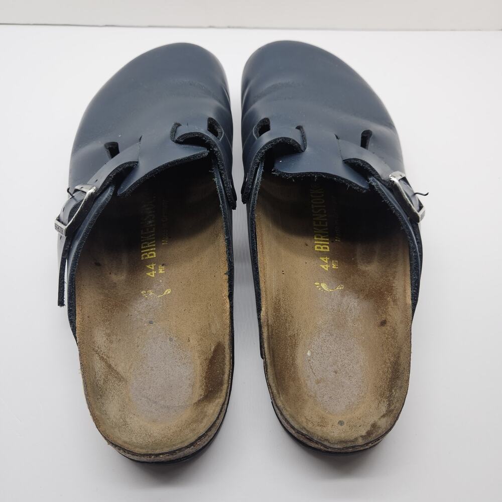 Birkenstock Boston Oiled Clog Mens Sz 44 (11) Blue Slip On Sandals - Picture 6 of 7